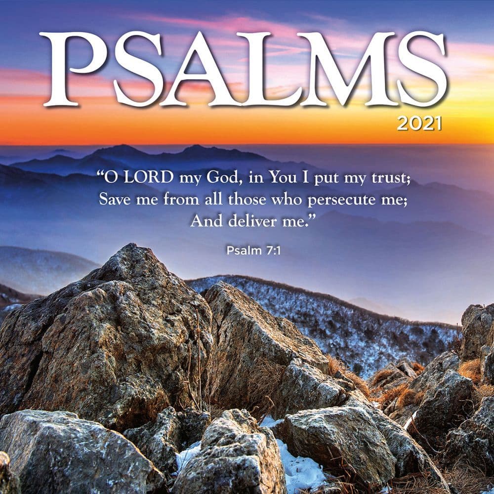 Psalms Wall Calendar