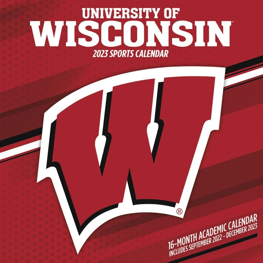 University of Wisconsin Badgers 2023 Wall Calendar