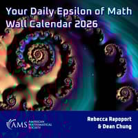 image Mathematics 2026 Wall Calendar Main Product Image