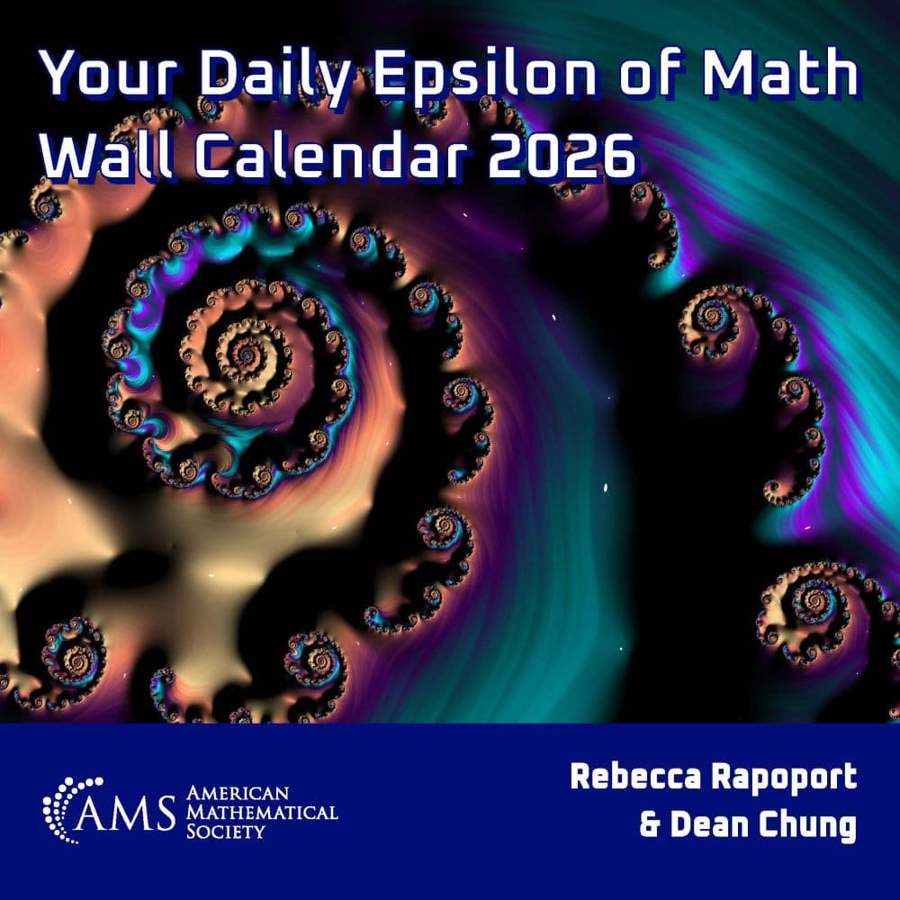 Mathematics 2026 Wall Calendar Main Product Image