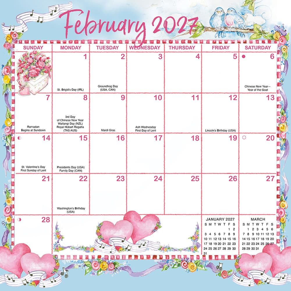 Joyful Seasons Magic Grip 2027 Wall Calendar Eighth Alternate Image
