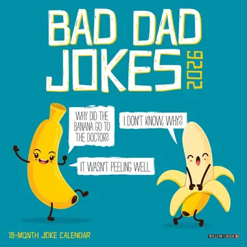 Bad Dad Jokes 2026 Mini Wall Calendar