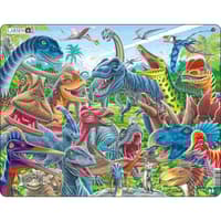 image Larsen Cheerful Dinosaurs 43 Piece Puzzle