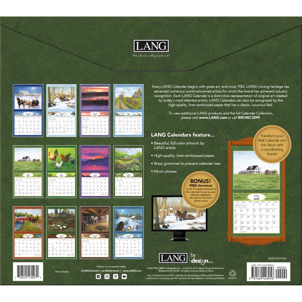 Journey Home 2024 Wall Calendar