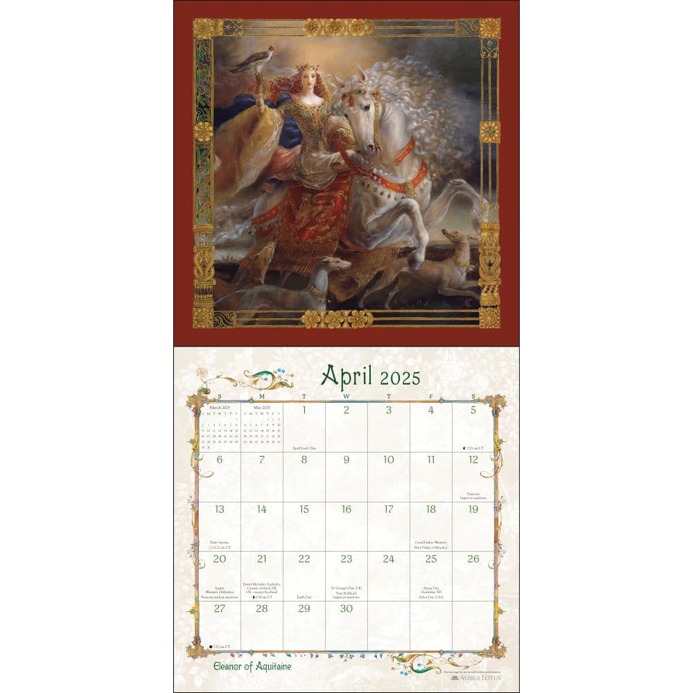 Women of Myth and Magic 2025 Wall Calendar Third  Alternate Image