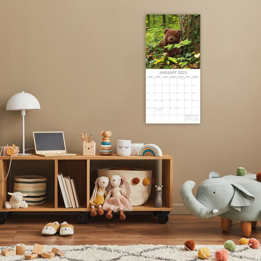 Teddy Bears 2025 Wall Calendar Second Alternate Image width=&quot;1000&quot; height=&quot;1000&quot;