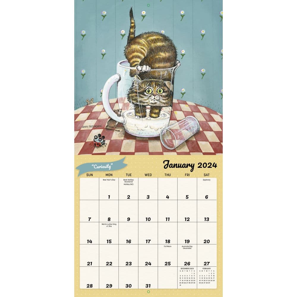 Patterson Cats 2024 Mini Wall Calendar