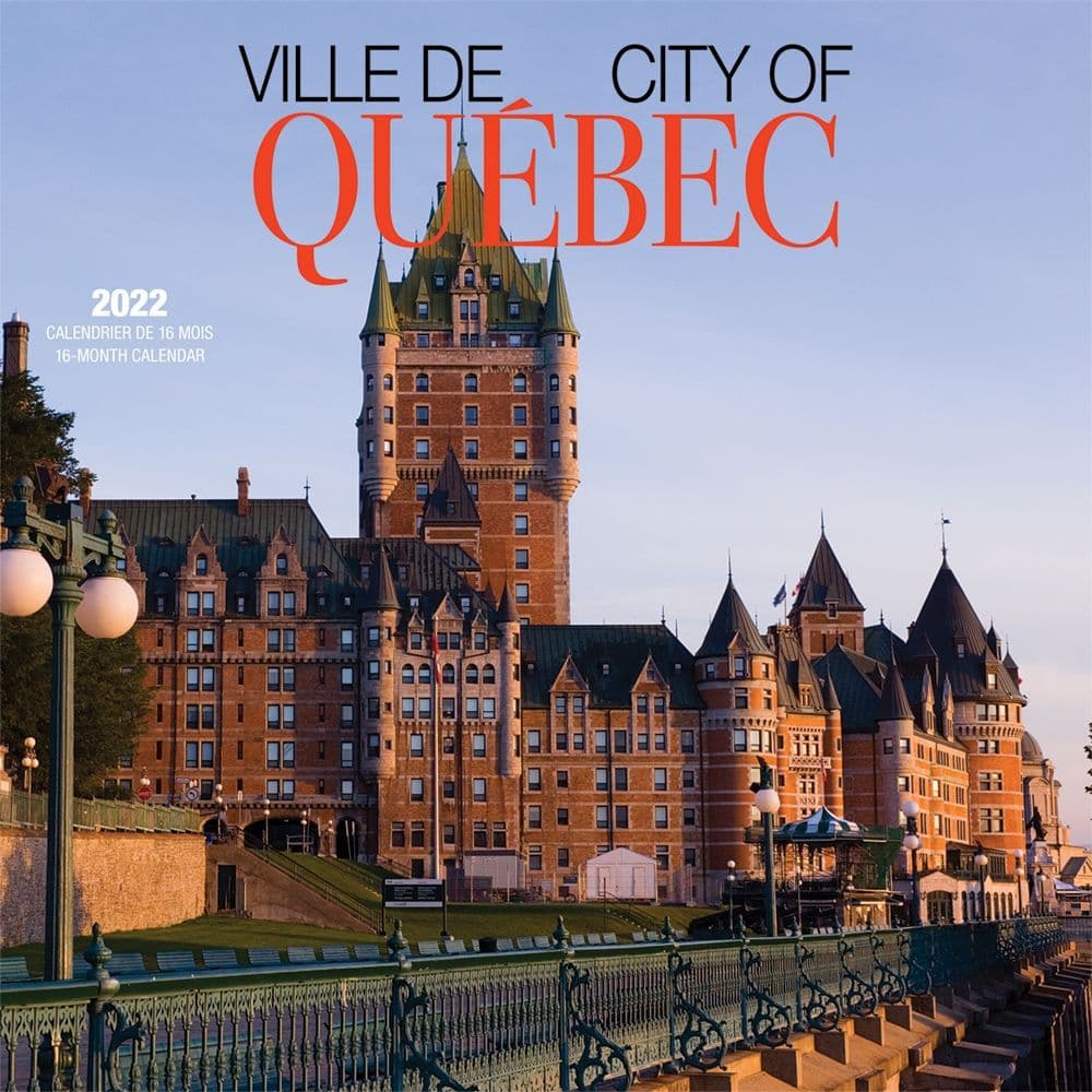 Quebec City Ville de Quebec 2022 Wall Calendar (FRENCH) - Calendars.com