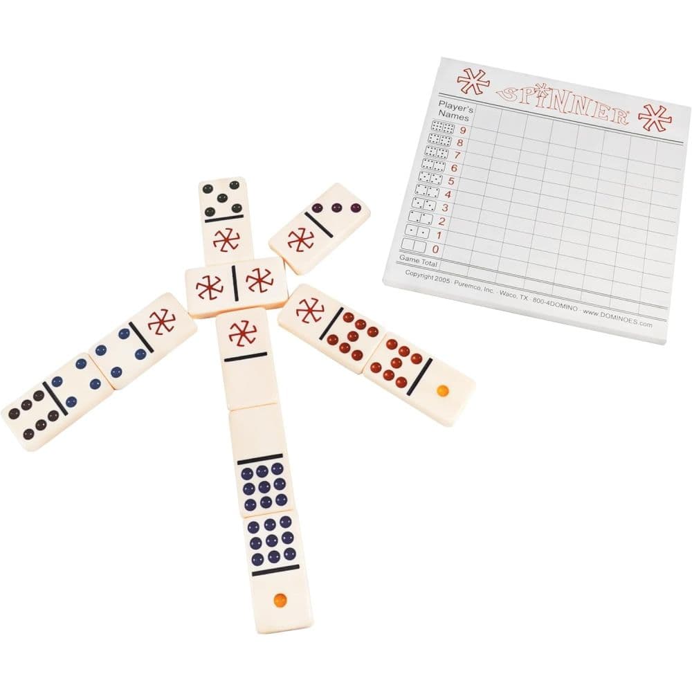 Spinner Tin Case Dominoes Second Alternate Image