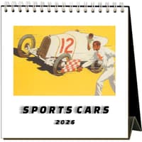 image Sports Cars 2026 Easel Desk Calendar Main Product Image