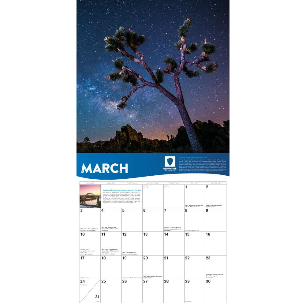 National Park Foundation 2024 Wall Calendar - Calendars.com