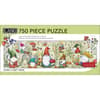 image Garden Gnomes 750 Piece Panoramic Puzzle Alternate Image 1