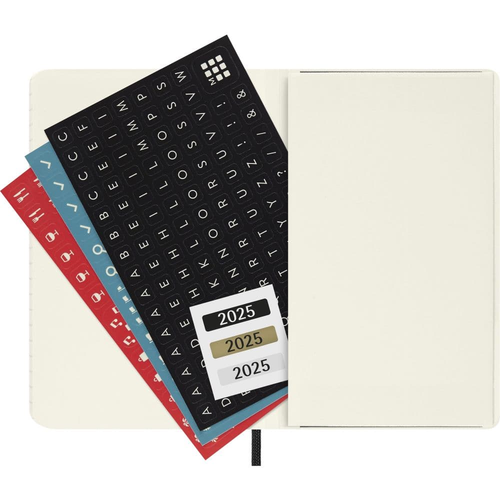 Moleskine Pocket Black Daily Soft Cover 2025 Planner Sixth Alternate Image