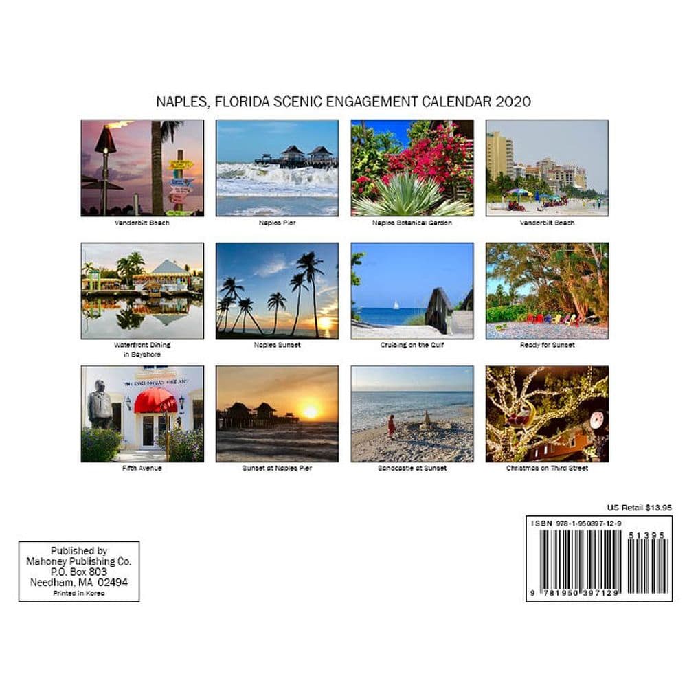 Naples Florida Wall Calendar