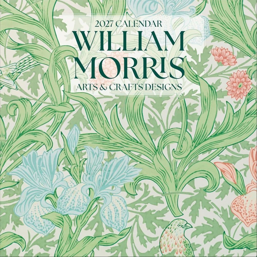 image William Morris Arts and Crafts Design 2027 Wall Calendar Main Product Image