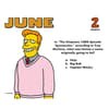 image Simpsons 2025 Desk Calendar