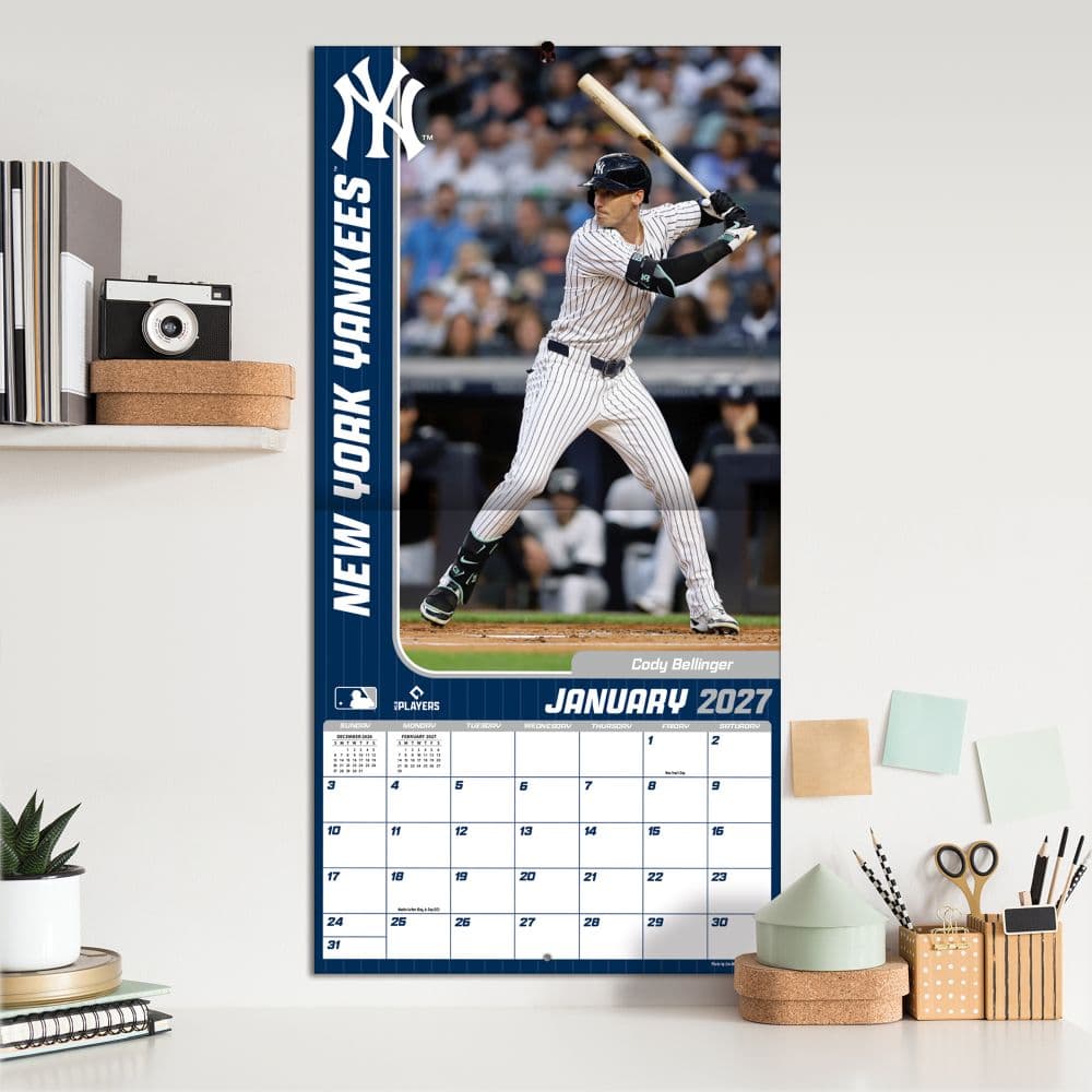 MLB New York Yankees 2027 Wall Calendar Fifth Alternate Image