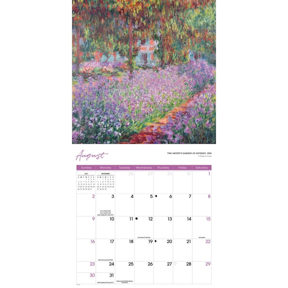 Monet 2026 Wall Calendar Third Alternate Image