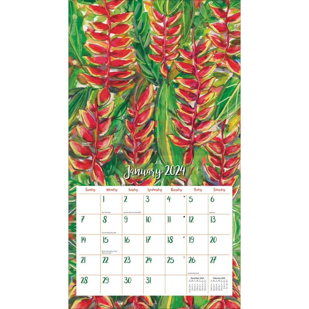 Lush Life 2024 Wall Calendar