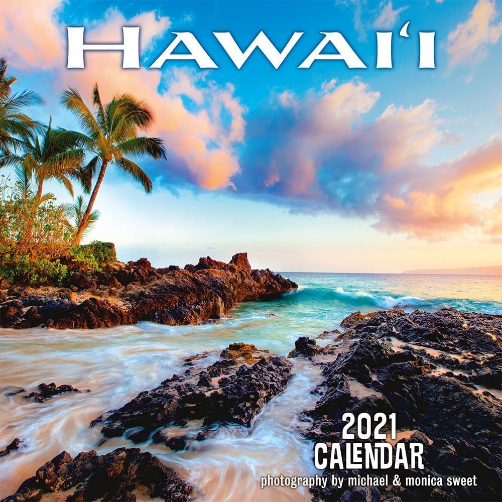 Hawaii Landscapes by Michael & Monica Sweet 2020 Wall Calendar 11in x 11in 