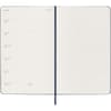 image Moleskine Sapphire Blue Large Hard Cover 2027 Weekly Planner Fourth Alternate Image