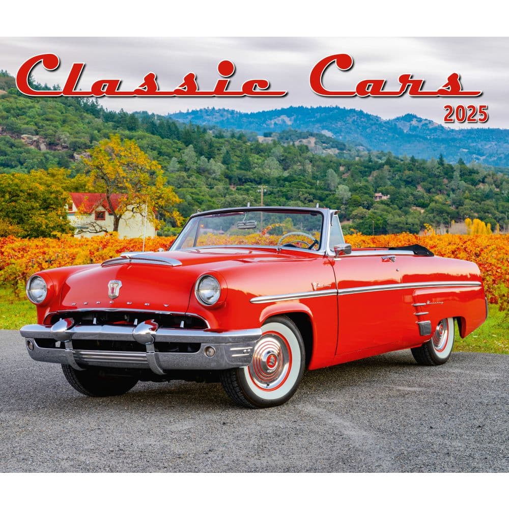 Cars Classic 2025 Wall Calendar