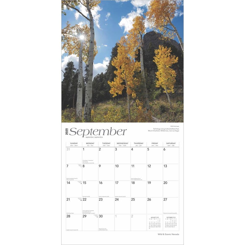 Nevada Wild and Scenic 2025 Wall Calendar Second Alternate Image width=&quot;1000&quot; height=&quot;1000&quot;