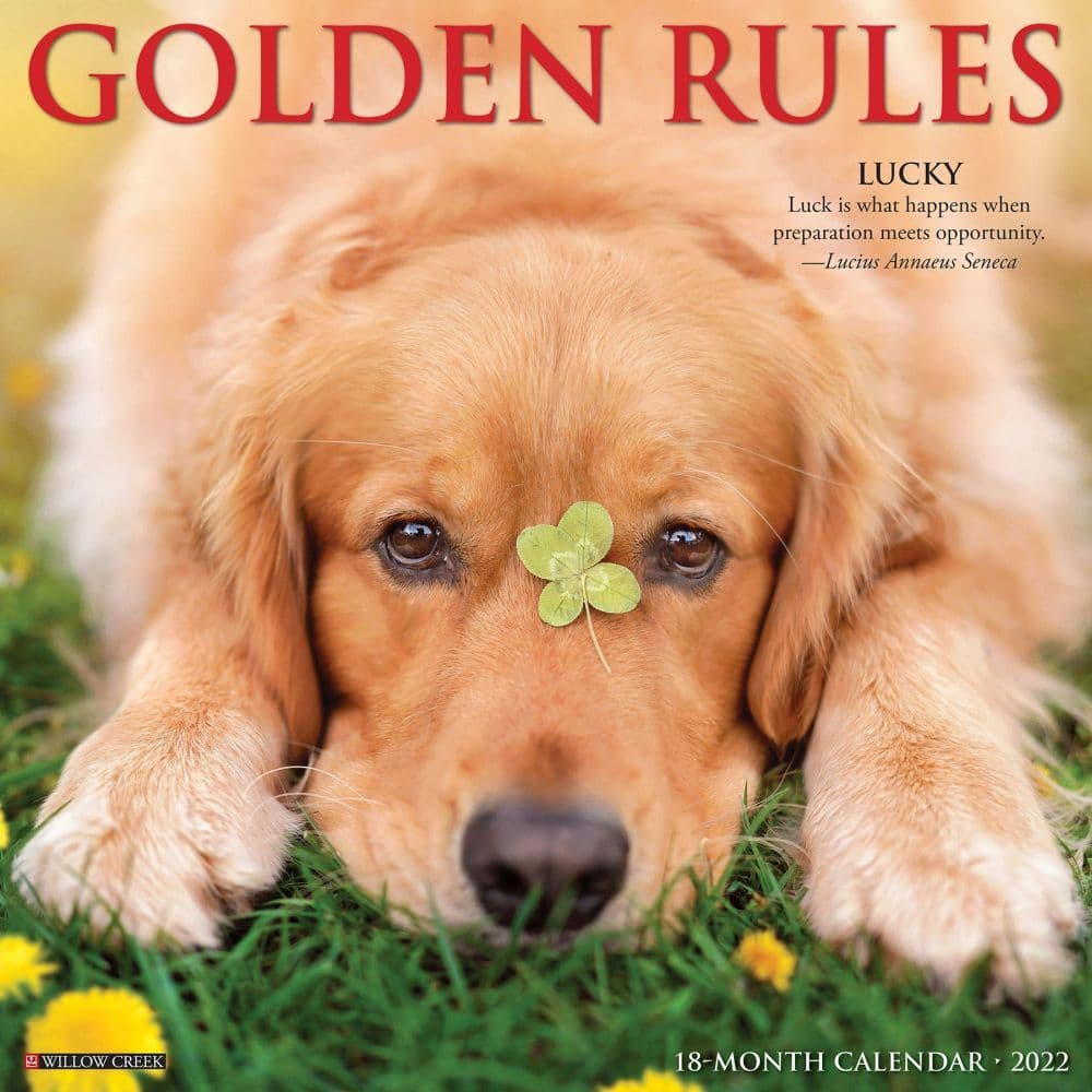 Golden Rules 2022 Wall Calendar