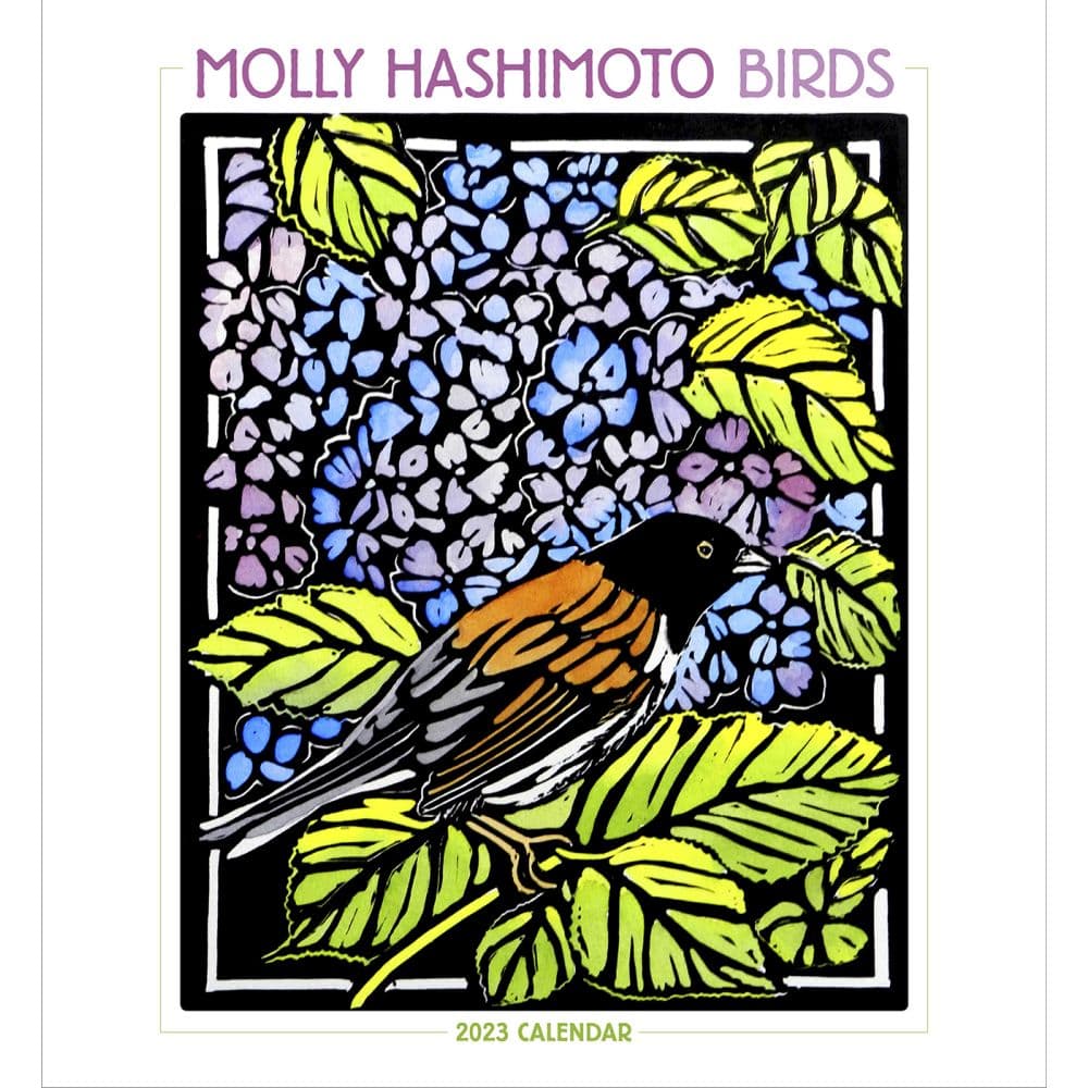 Molly Hashimoto Birds 2023 Wall Calendar