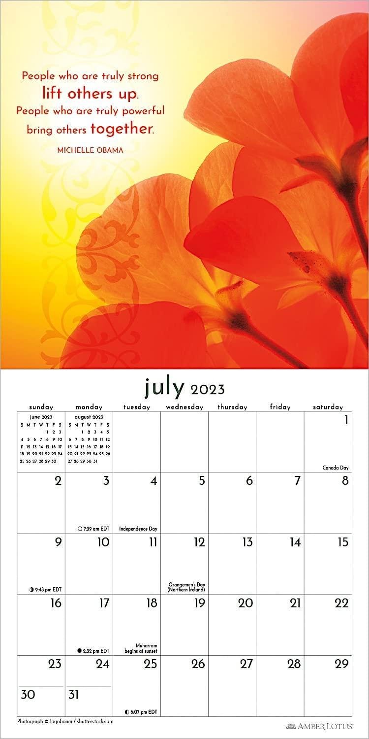 Calendar Fall 2023 Year Of Mindful Living 2023 Mini Calendar - Calendars.com
