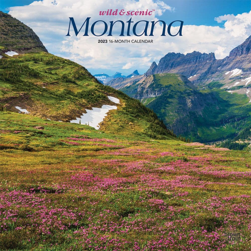 BrownTrout Montana Wild and Scenic 2023 Wall Calendar