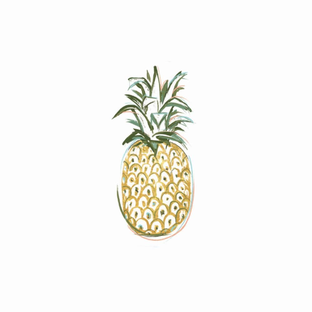 Pineapple Paradise 17 oz. Cafe Mug by Chad Barrett Alternate Image 2