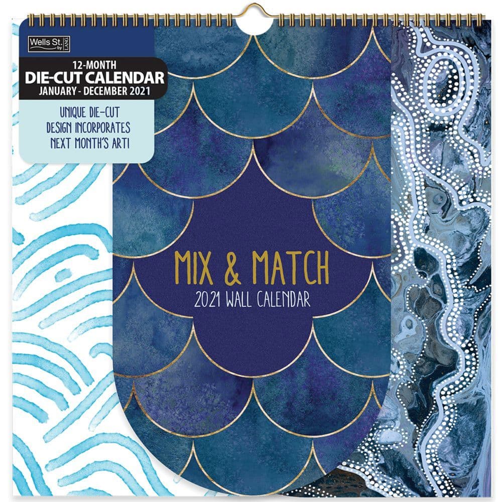 Mix & Match Die-Cut Wall Calendar