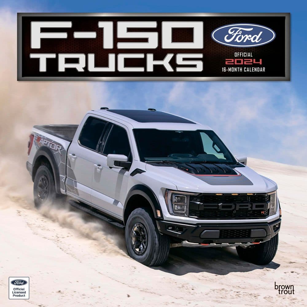 Ford F150 Trucks 2024 Wall Calendar