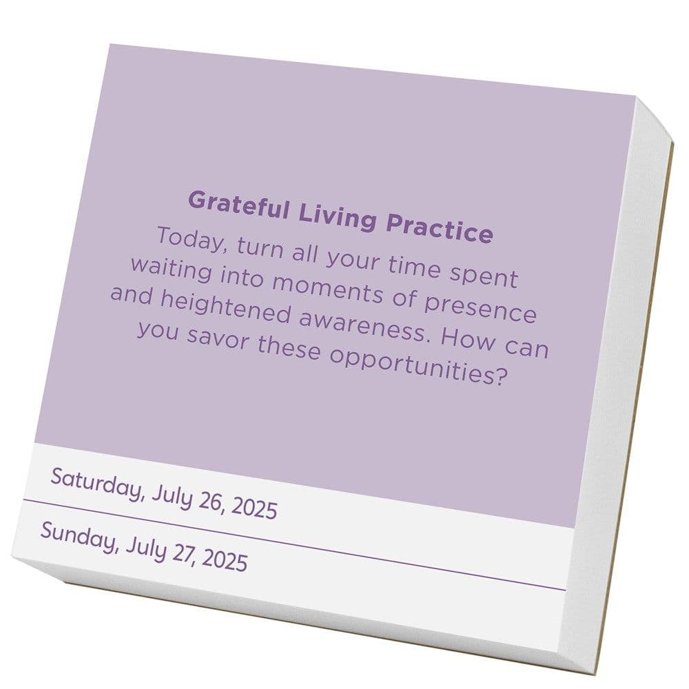 Gratitude Year of 2025 Desk Calendar