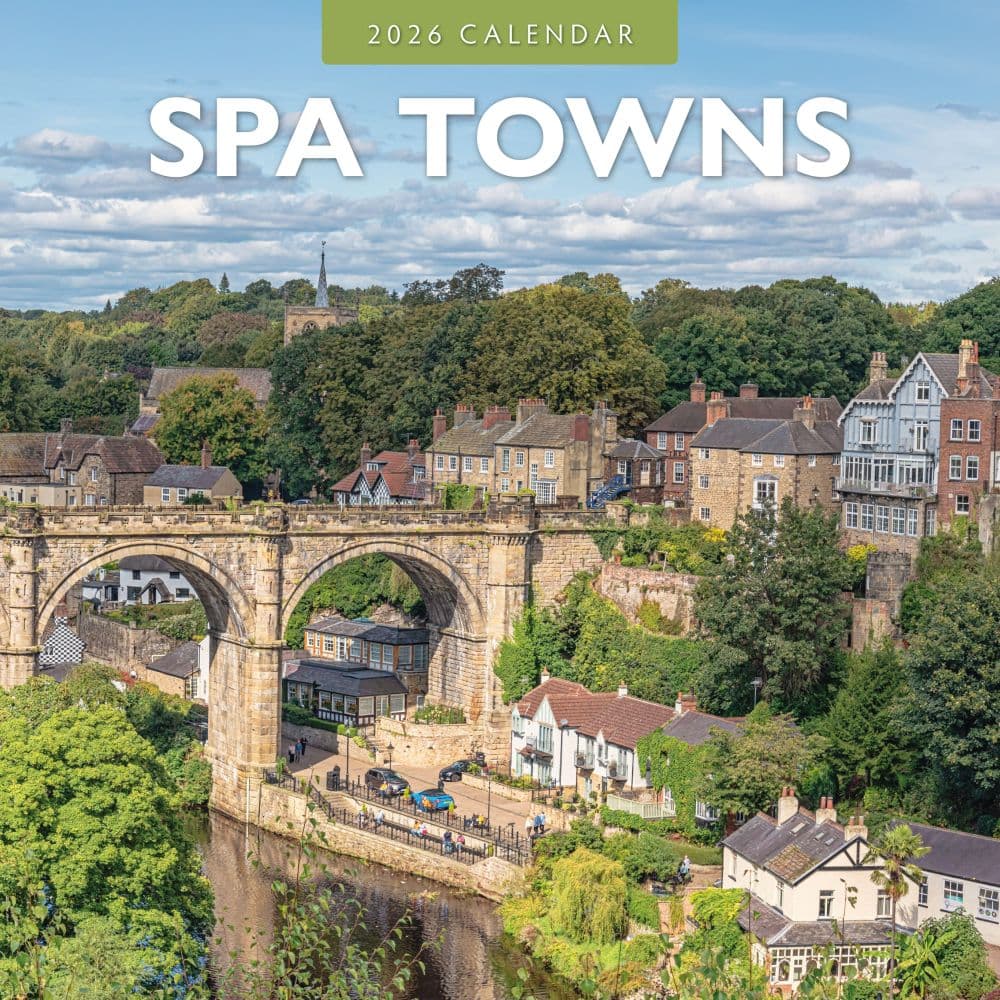 Spa Towns 2026 Wall Calendar Main Product Image