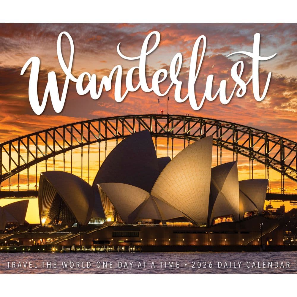 Wanderlust 2026 Desk Calendar Fourth Alternate Image