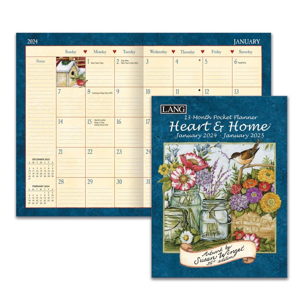 Heart and Home Monthly 2024 Pocket Planner Alternate Image 3