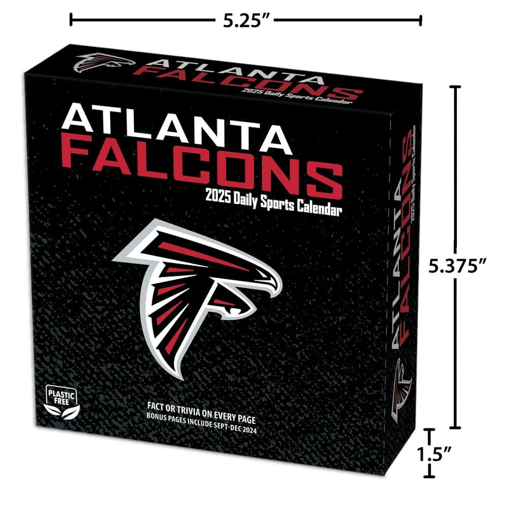 NFL Atlanta Falcons 2025 Desk Calendar Fifth Alternate Image