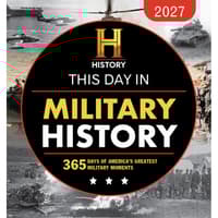 image History Channel This Day in Military History 2027 Desk Calendar Main Product Image