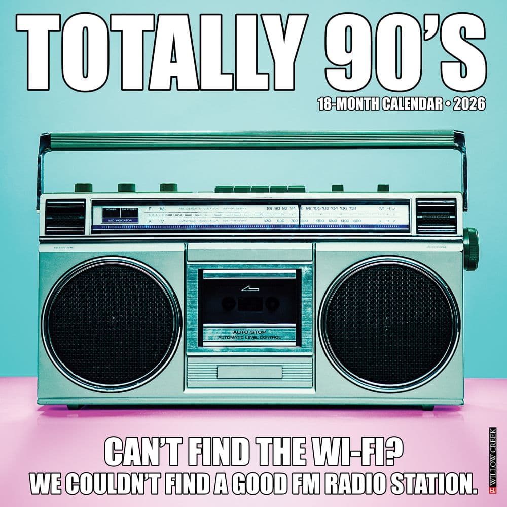 Totally 90s 2026 Wall Calendar Main Image
