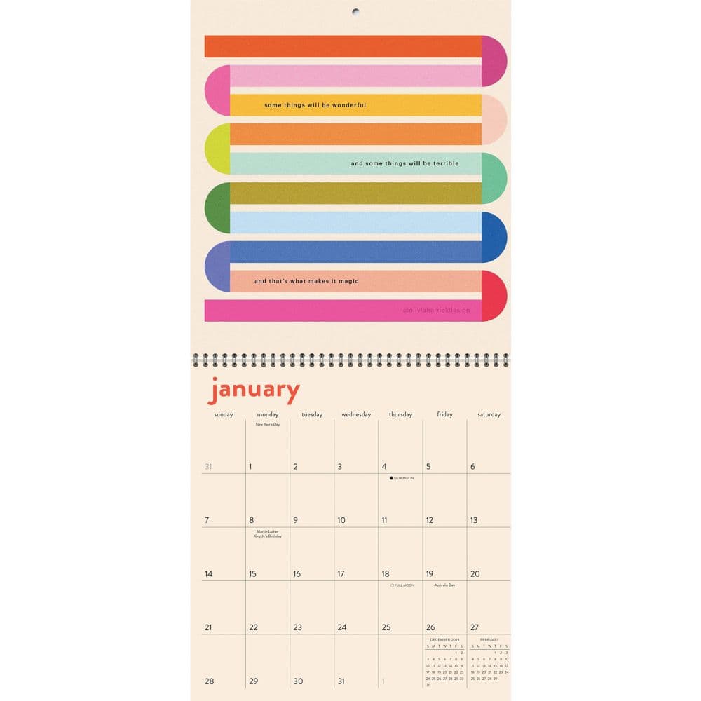 Olivia Herrick Designer 2024 Wall Calendar - Calendars.com