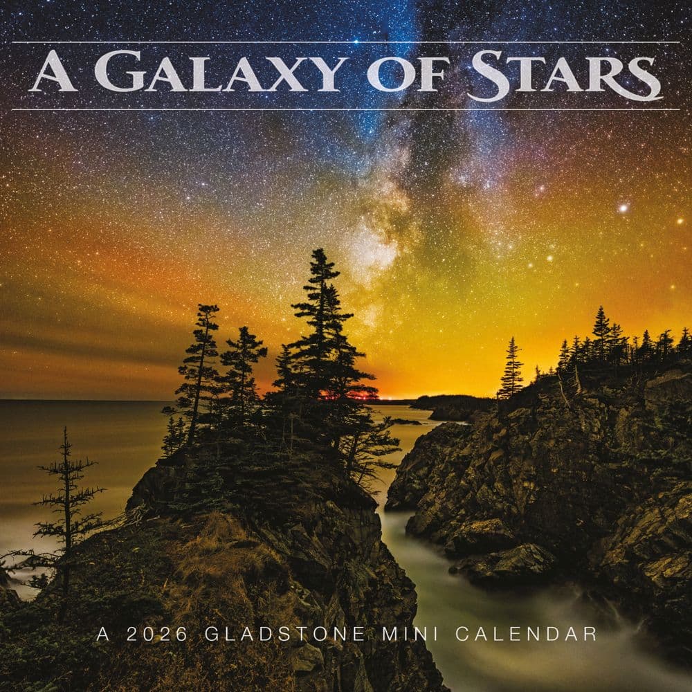 Galaxy of Stars 2026 Mini Wall Calendar Main Image