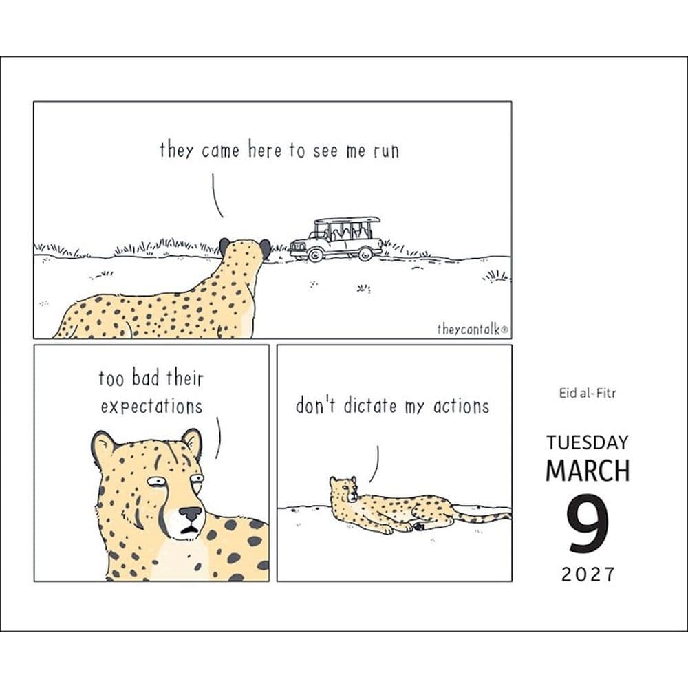 They Can Talk Comic 2027 Desk Calendar Sixth Alternate Image