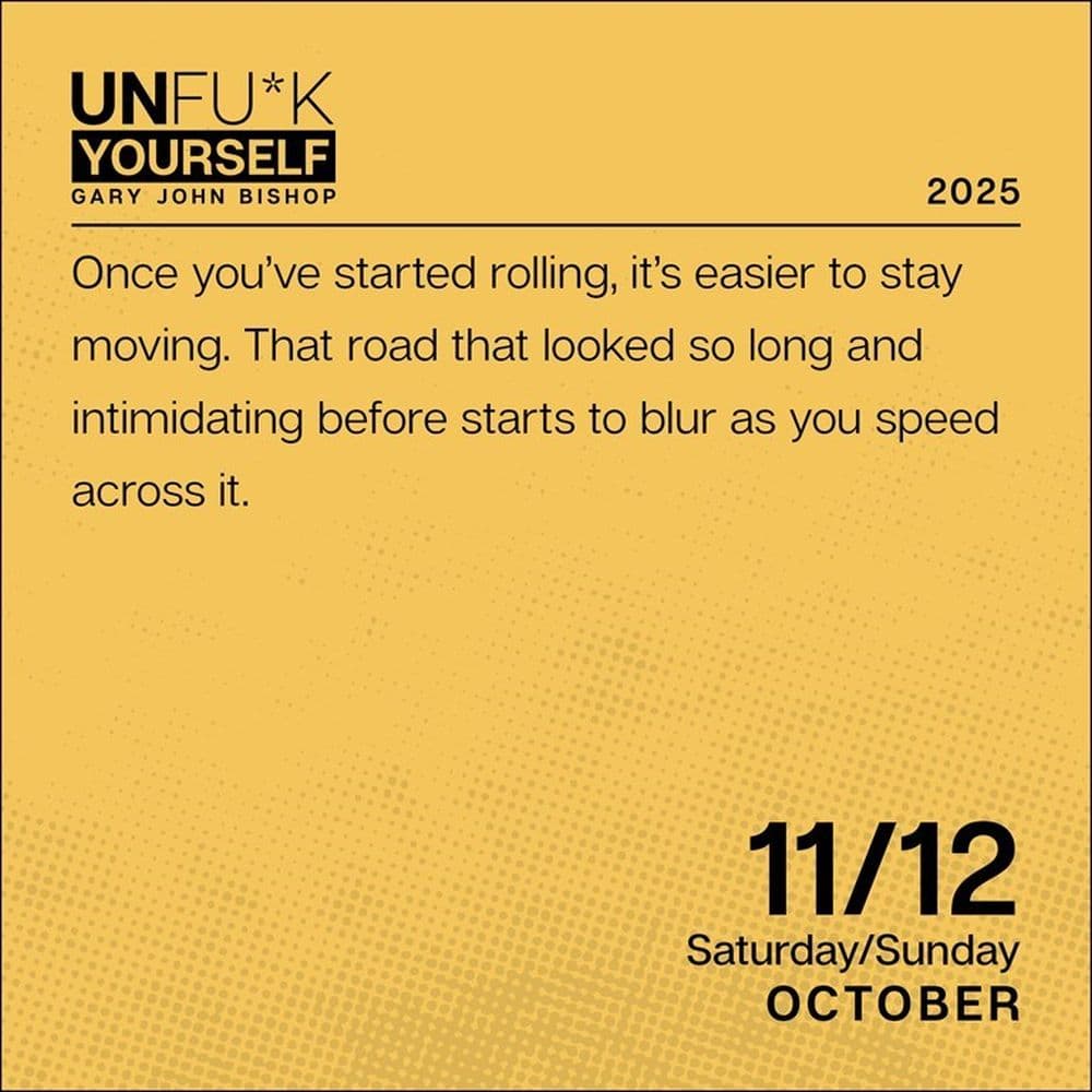 Unf-ck Yourself 2025 Desk Calendar Alt4