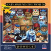 image Cats Around the World 1000pc Puzzle Alternate Image 1