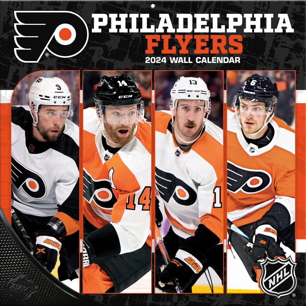 NHL Philadelphia Flyers 2024 Wall Calendar Main