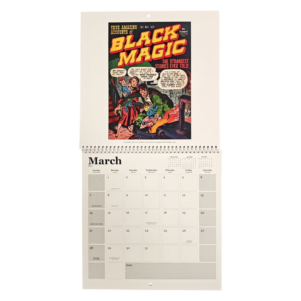 Classic Comic 2027 Wall Calendar Fourth Alternate Image