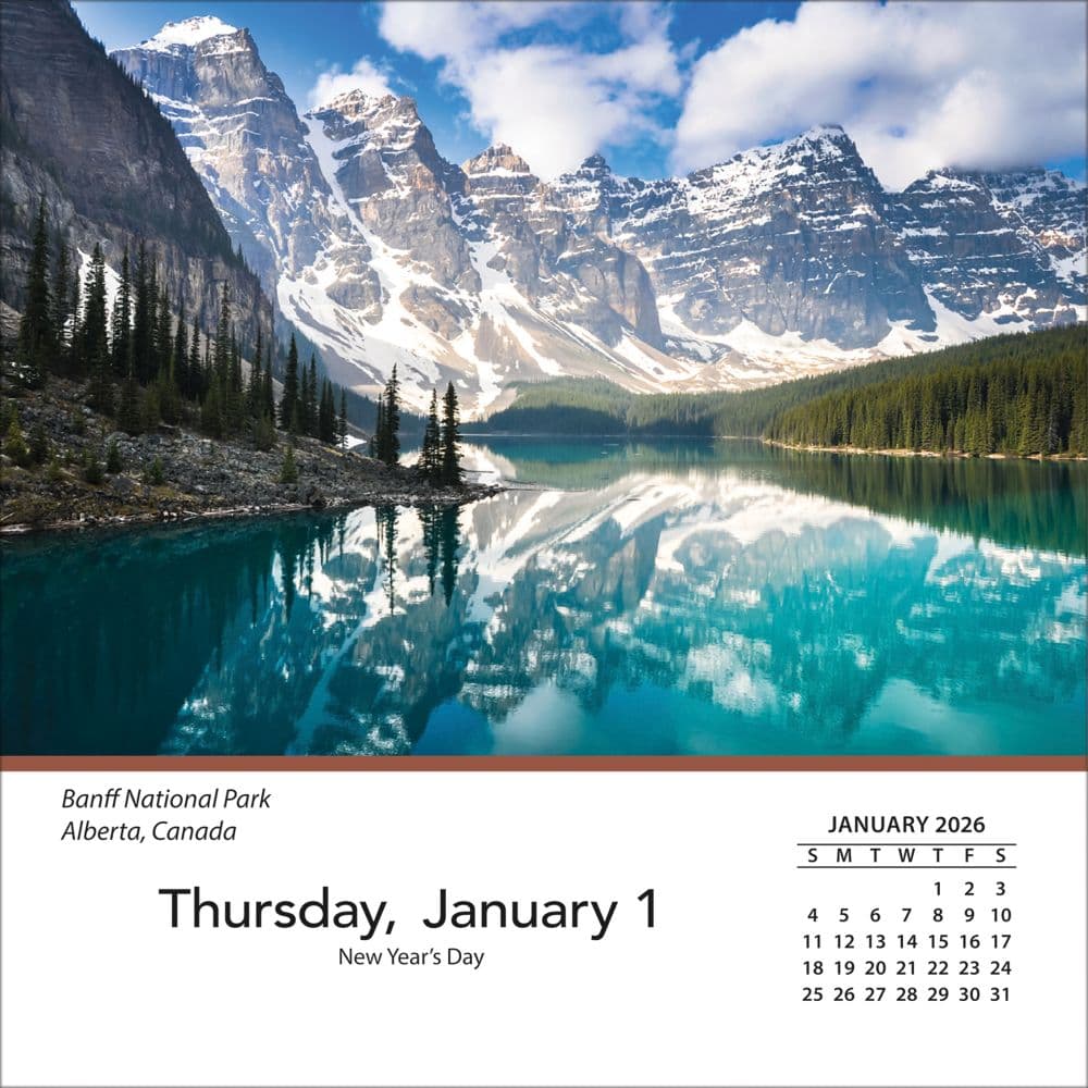 National Parks 2026 Desk Calendar_ALT2