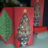 image Dog with Christmas Tree Hat 8 Count Boxed Christmas Cards